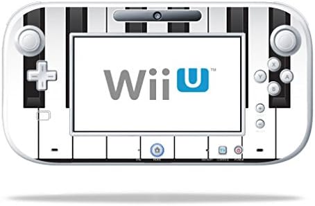 עור Mainyskins תואם לבקר Nintendo Wii U Gamepad - מפתחות פסנתר | כיסוי עטיפת מדבקות ויניל מגן, עמיד וייחודי ויניל | קל ליישום, להסיר ולשנות סגנונות | מיוצר בארהב